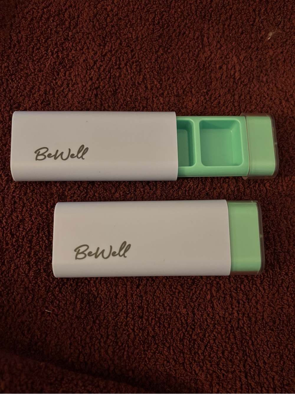 BeWell Portable Pill Cases - set of 2